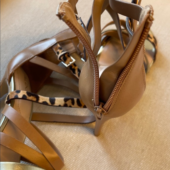 ALDO | Leopard Pony Hair Stiletto Sandals | Excellent Condition Size 8 - Picture 5 of 7